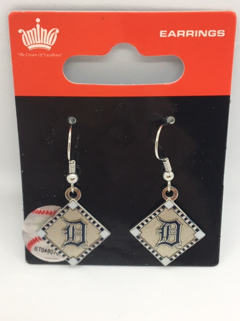 MLB Detroit Tigers Dangle Earrings