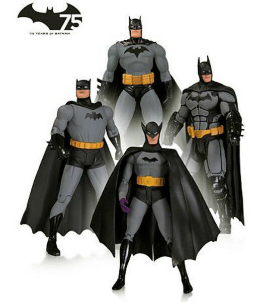 Ensemble de collection de figurines d'action BATMAN 75 ans