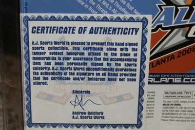 Marian Hossa Autographed McFarlane