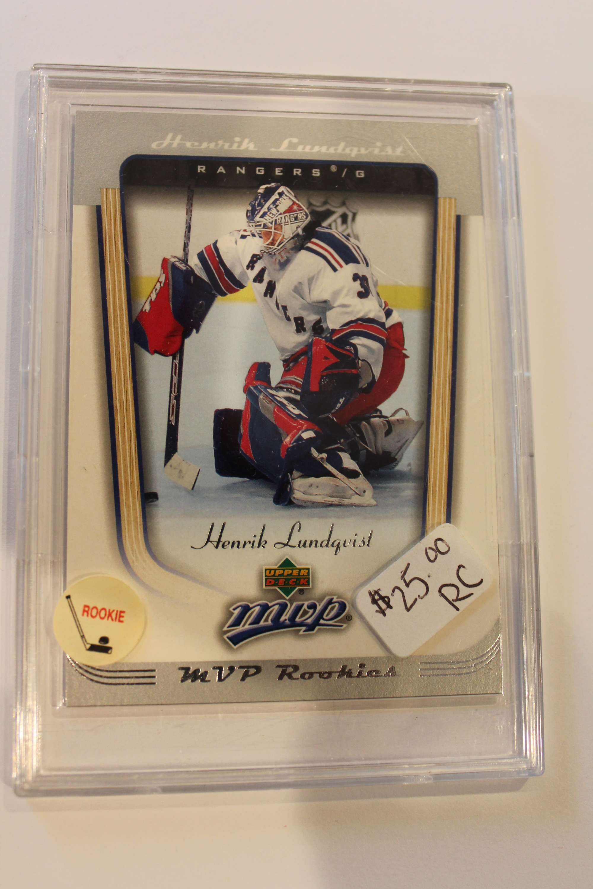 Henrik Lundquist MVP Rookie Card
