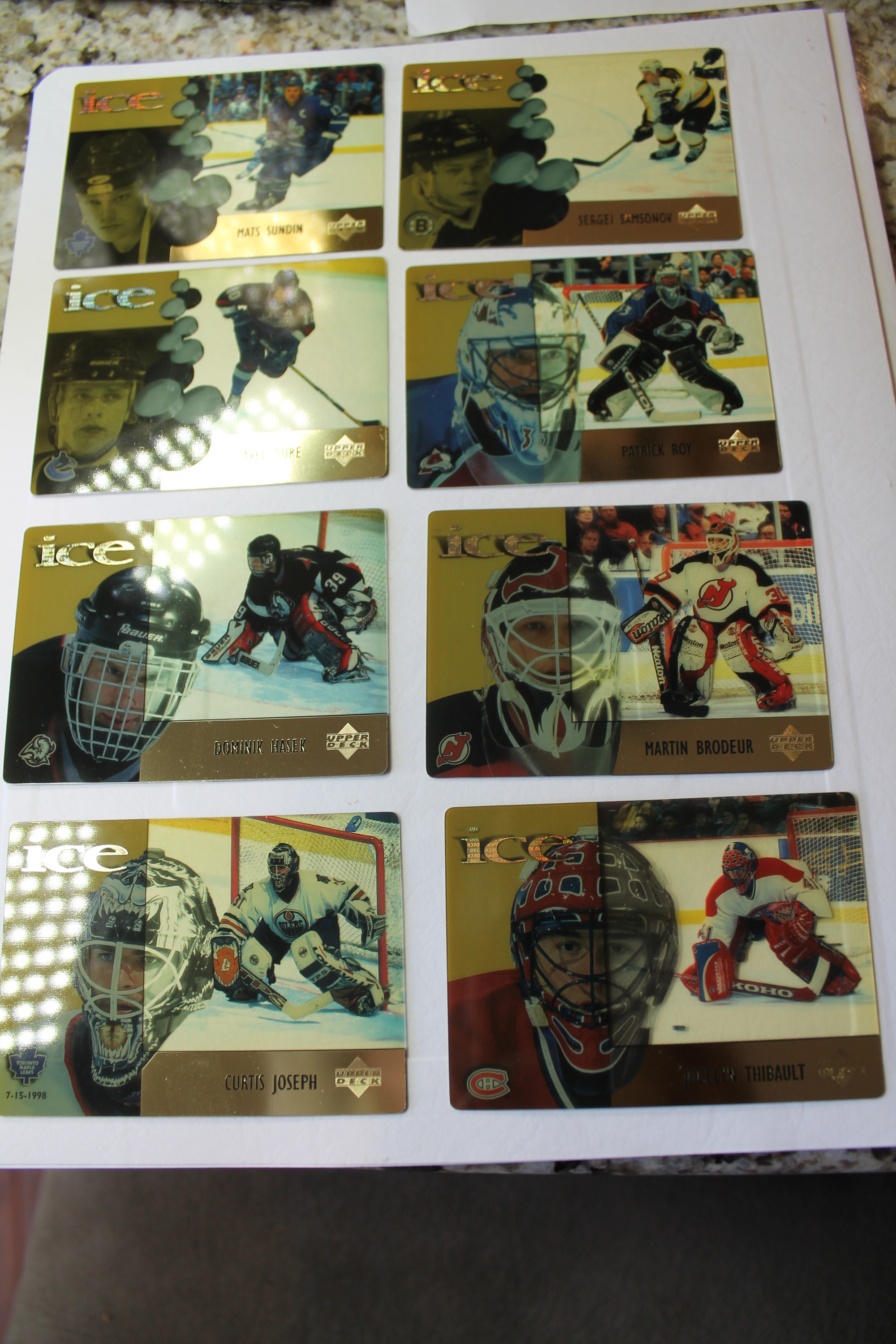 1998-99 MCDONALD'S UPPER DECK COMPLETE SET and GRETZKY TEAMMATES INSERTS