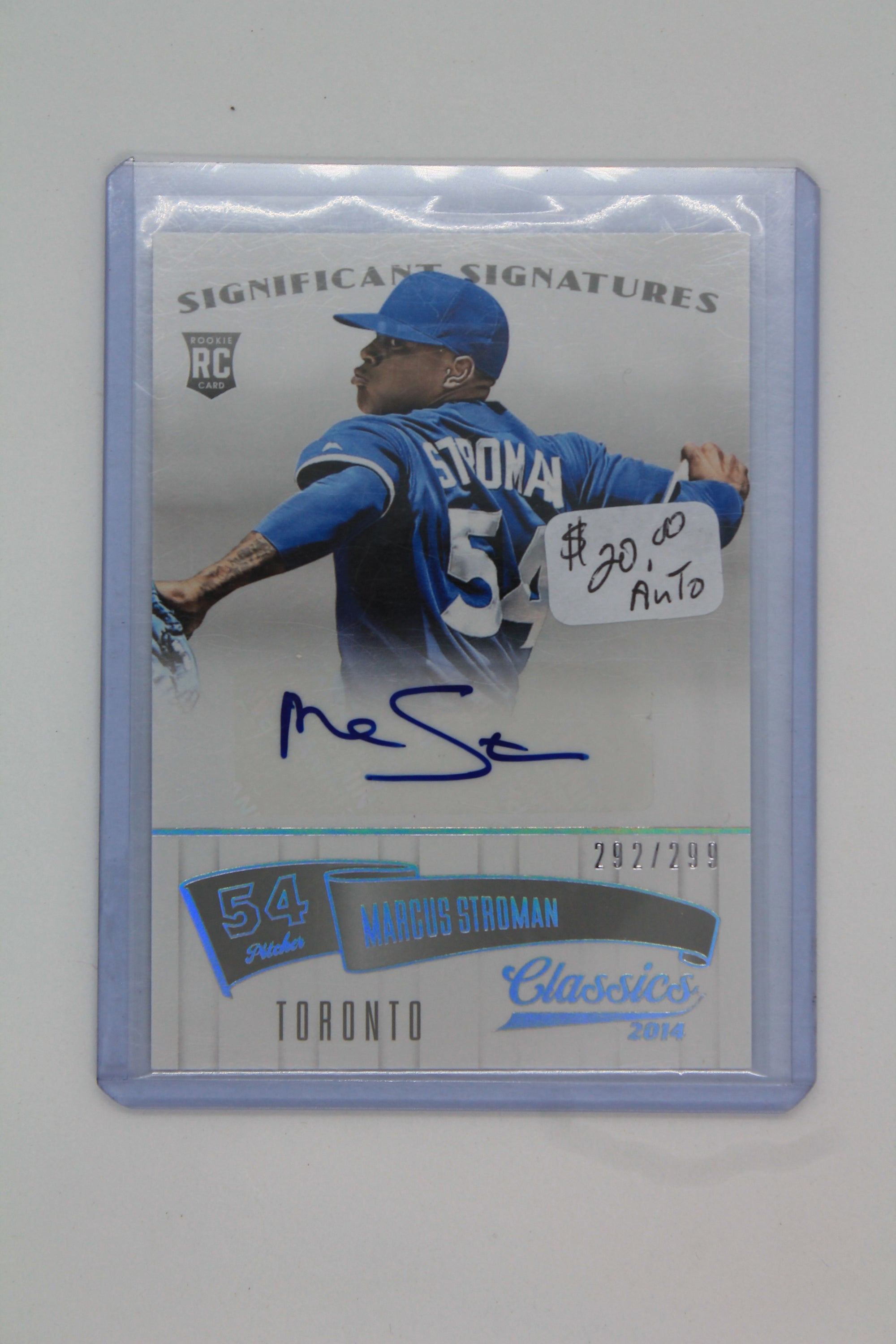 Marcus Stroman 2014 Panini Classics - Significant Signatures - Silver #95 #292/299