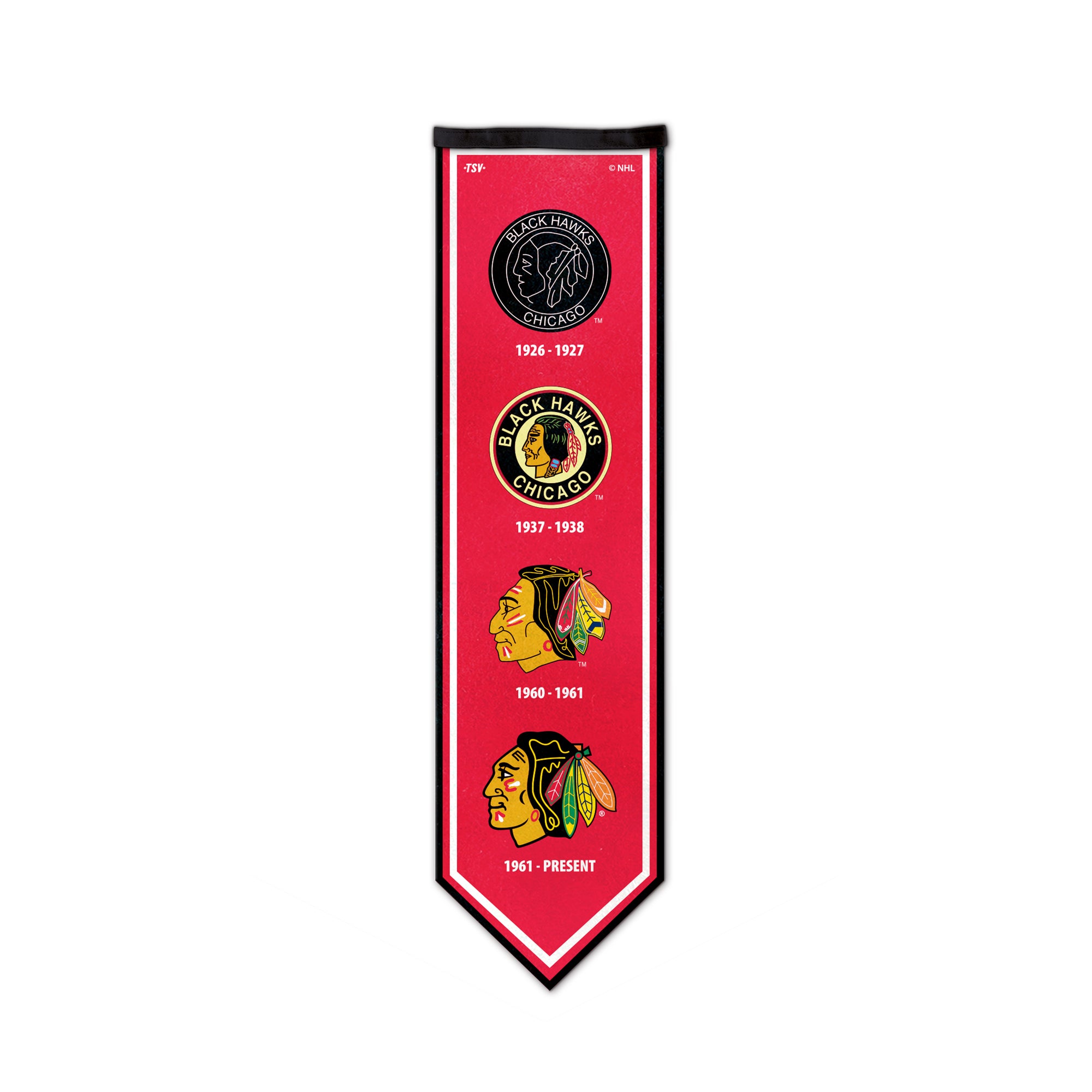 NHL Chicago Blackhawks 8" X 30" Legacy Felt Banner