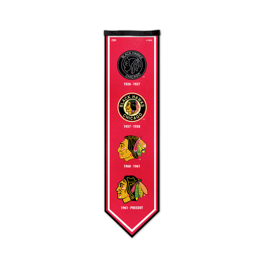 NHL Chicago Blackhawks 8" X 30" Legacy Felt Banner