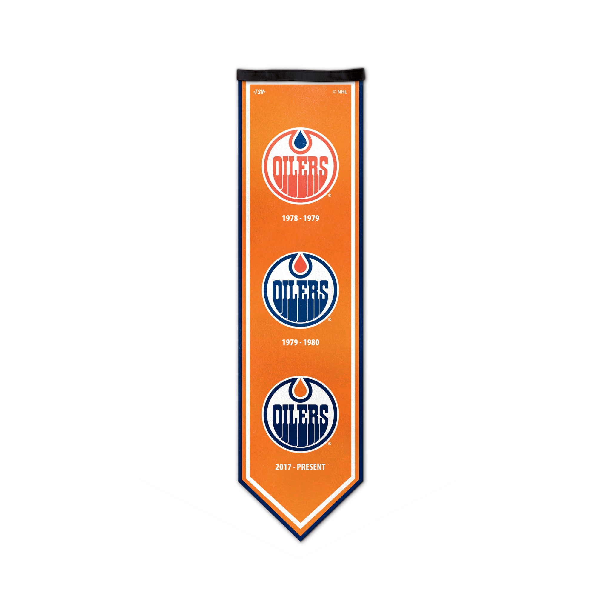 NHL Edmonton Oilers 8" X 30" Legacy Felt Banner