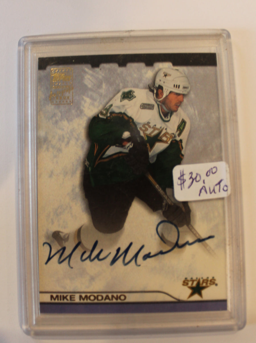 Mike Modano Autographed Card