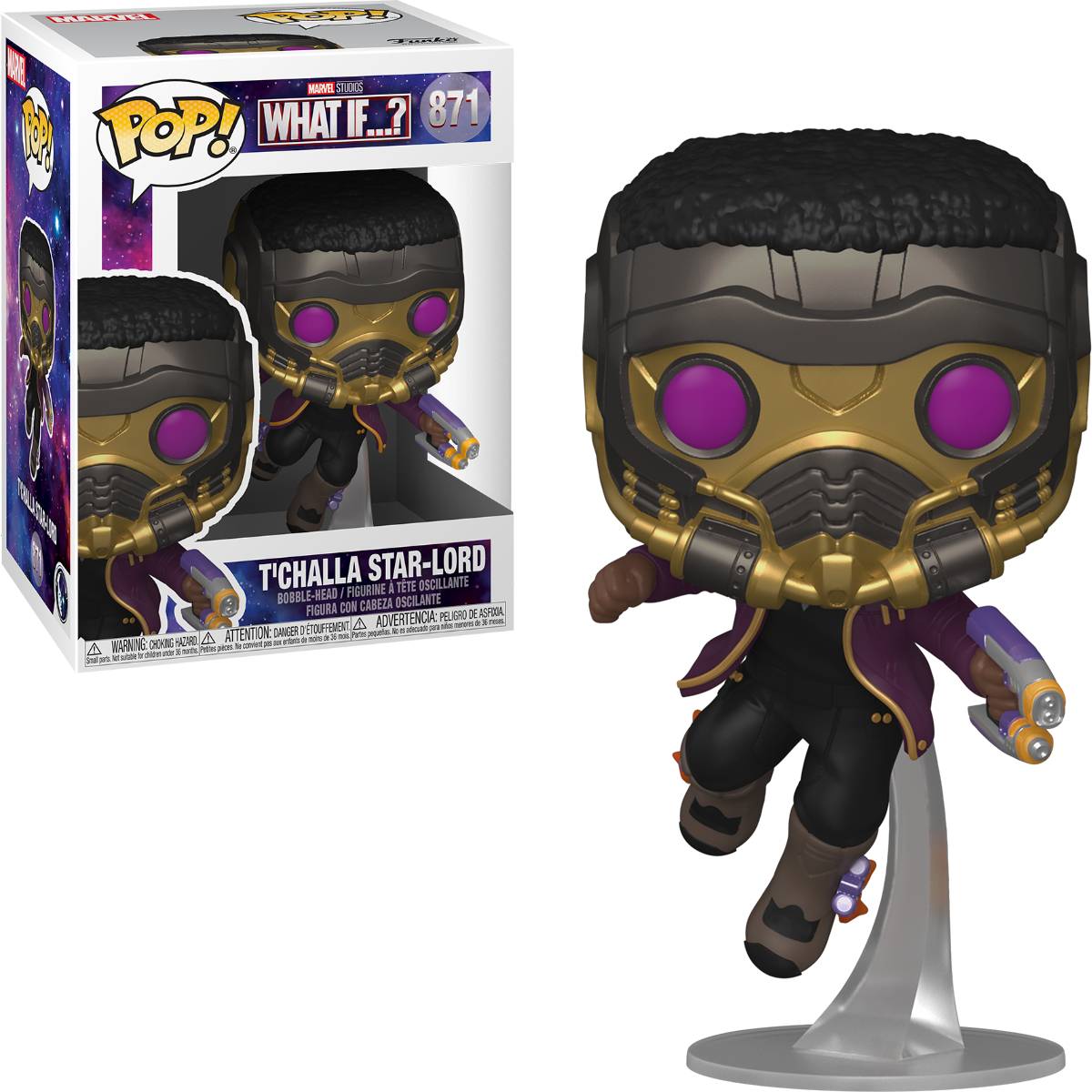 Funko POP T'Challa Star-Lord #871 - Marvel What If..?