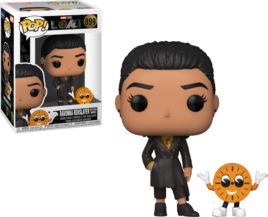 Funko POP Ravonna Renslayer with Miss Minutes #899 Marvel Disney TV Series - Loki