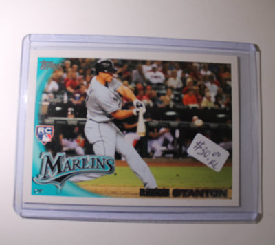 Giancarlo Stanton Rookie Card 2010 Topps Update Series
