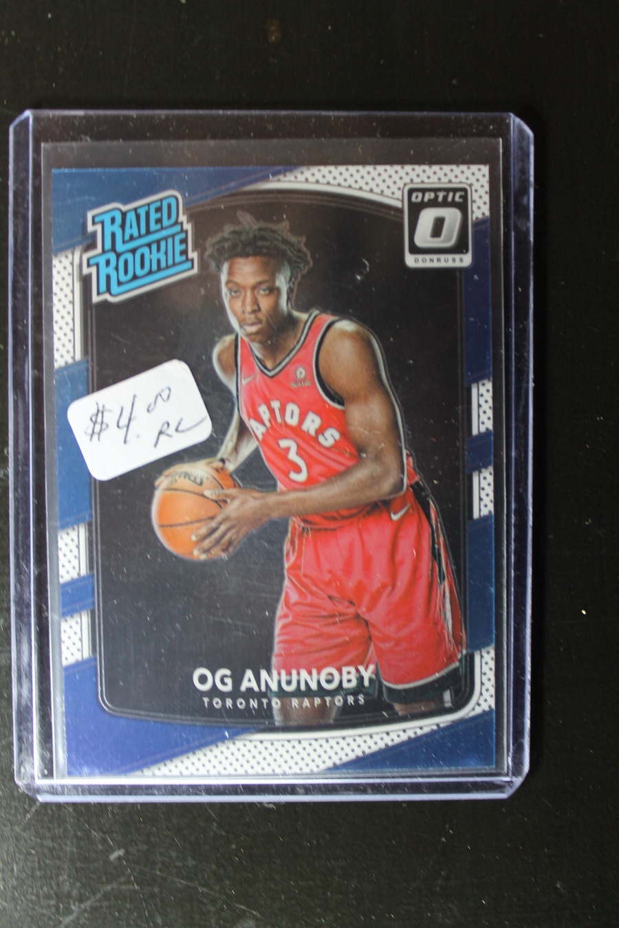 OG Anunoby 2017-18 Panini Donruss Optic Rookie Card