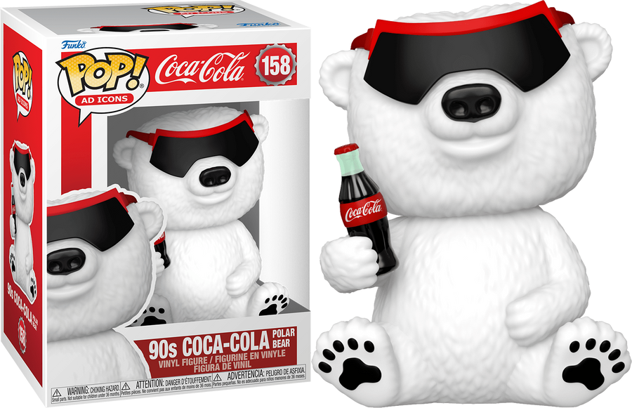Funko POP 90s Coca-Cola Polar Bear #158 - Ad Icons
