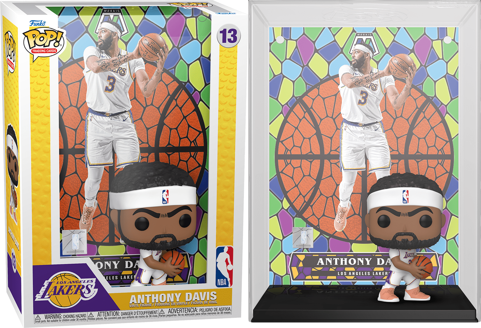 Funko POP NBA Anthony Davis #13 Trading Card Cover- Los Angeles Lakers