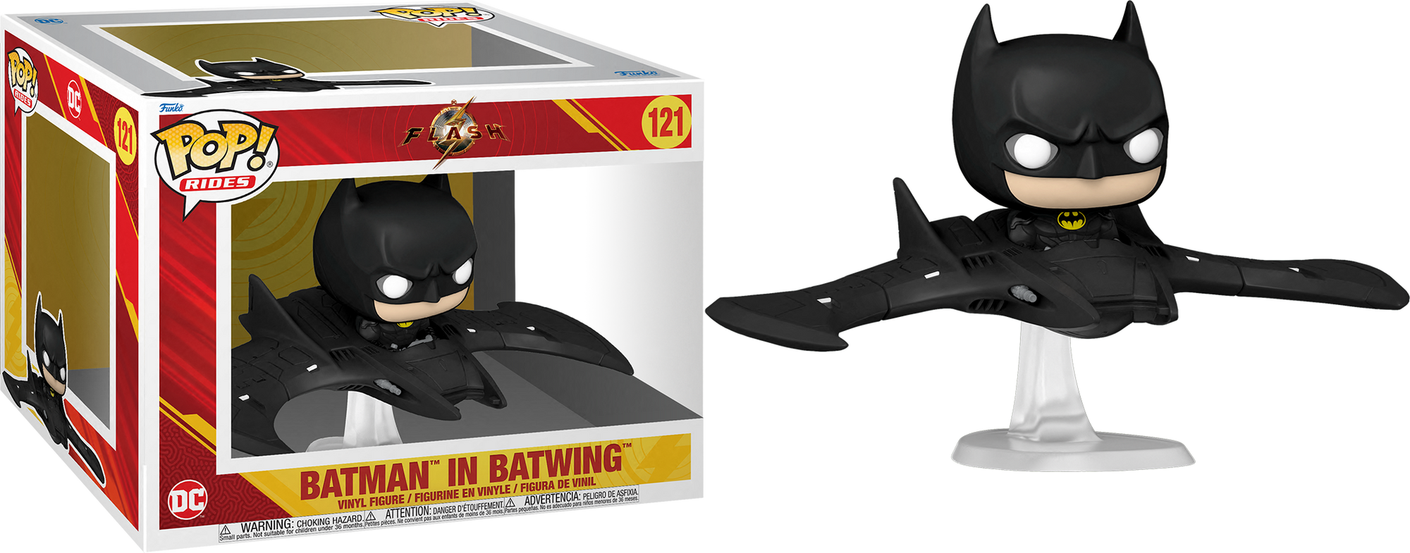 Funko POP Rides Batman in Batwing #121 - DC The Flash Movie