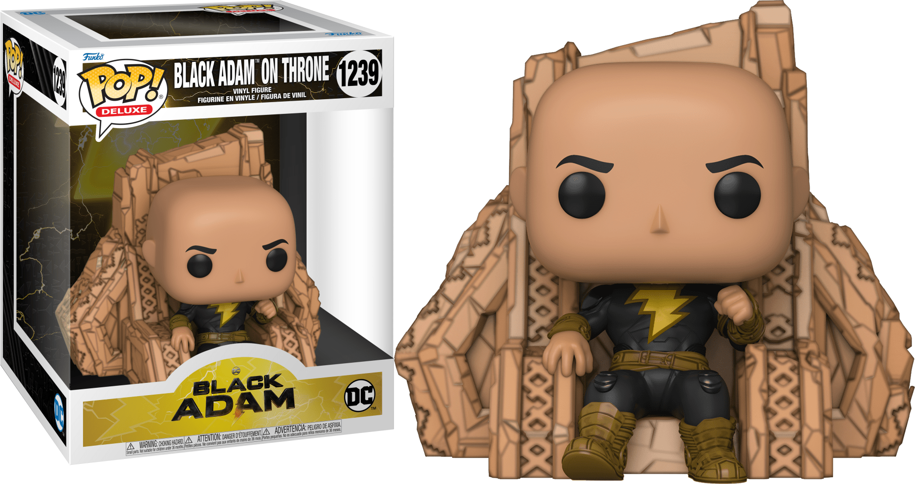 Funko POP Black Adam on Throne #1239 (Deluxe) - DC Black Adam