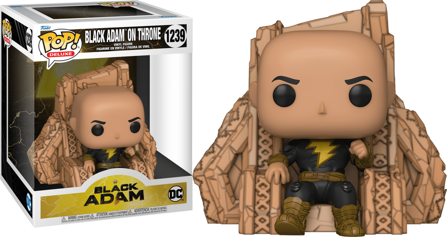 Funko POP Black Adam on Throne #1239 (Deluxe) - DC Black Adam