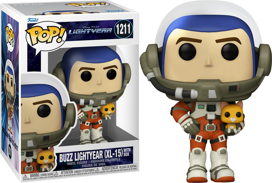 Funko POP Buzz Lightyear (XL-15) With Sox #1211 - Disney Pixar's Lightyear