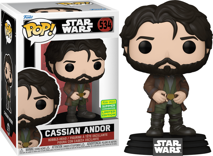 Funko POP Cassian Andor #534 - Star Wars - 2022 Summer Convention