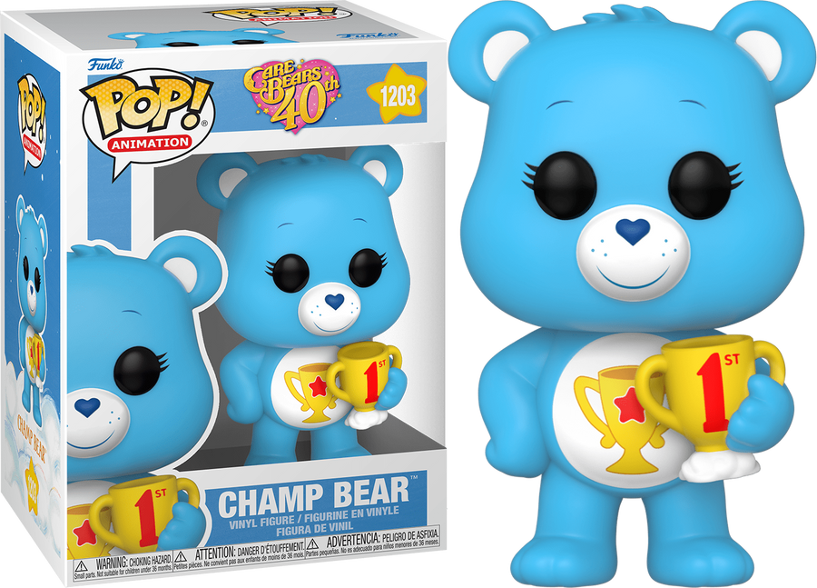 Funko POP Champ Bear #1203 -Care Bears 40th Anniversary