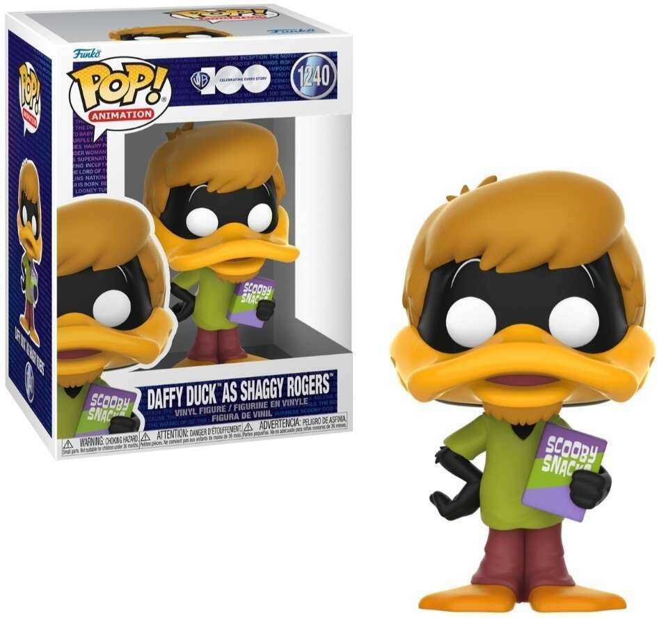 Funko POP Daffy Duck as Shaggy Rogers #1240 WB 100th Anniversary