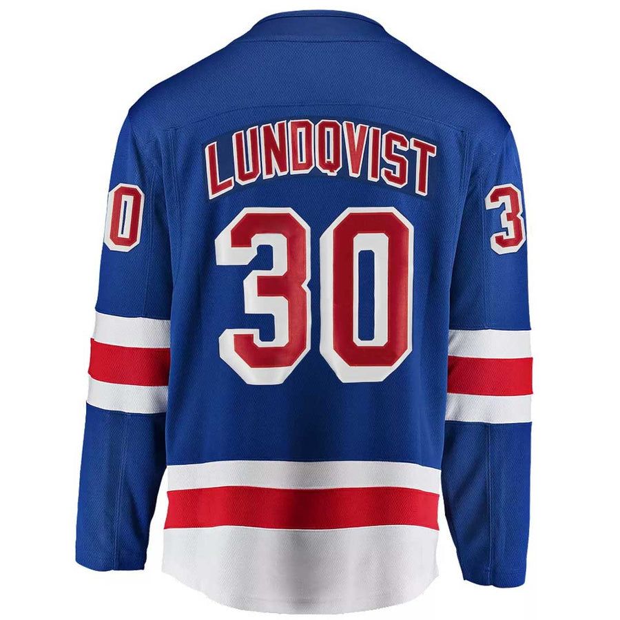NHL New York Rangers Youth Fanatics "Lundqvist" Breakaway Jersey