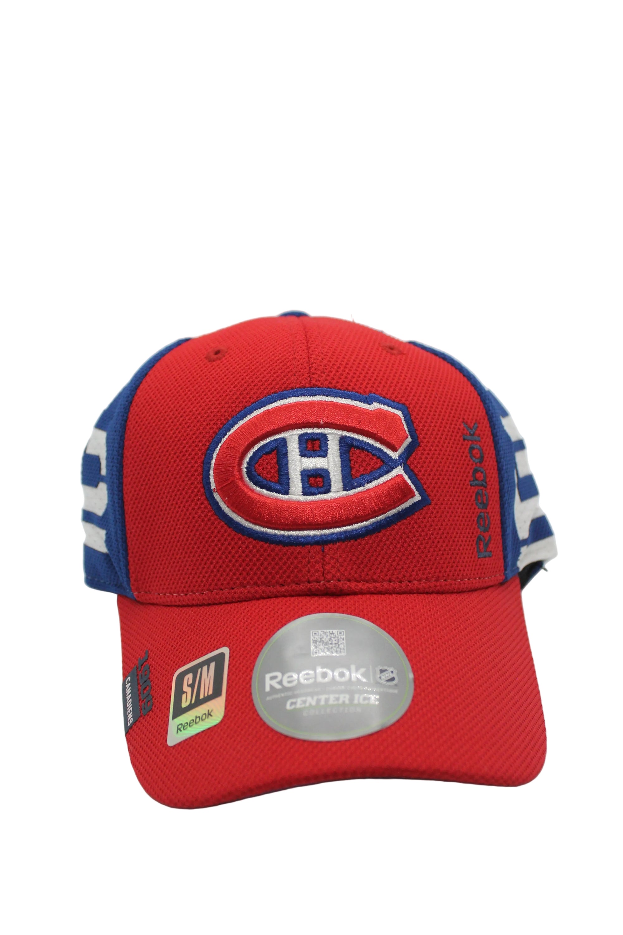 NHL Montreal Canadiens Reebok Center Ice Stretch Fit Hat