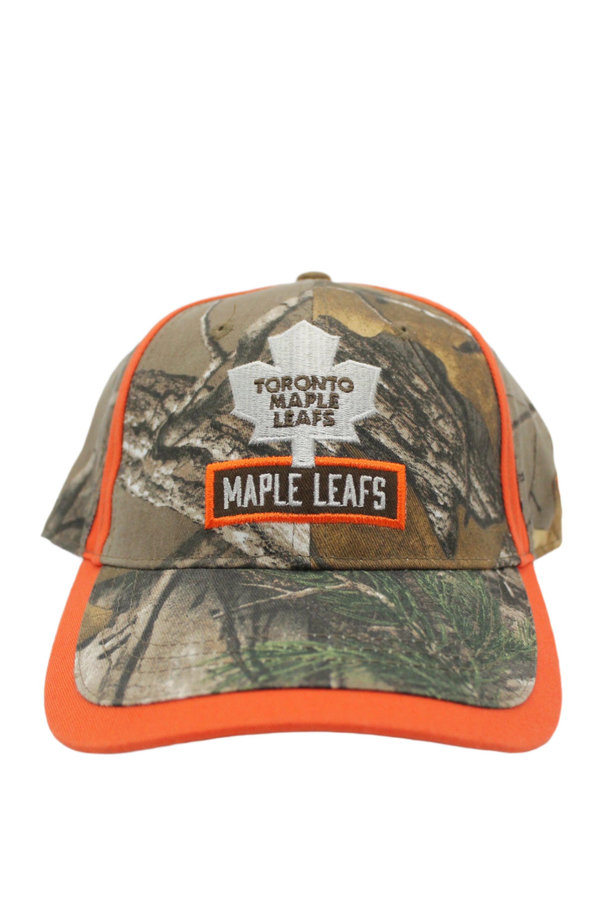 NHL Toronto Maple Leafs OTH Camo + Orange Adjustable Hat