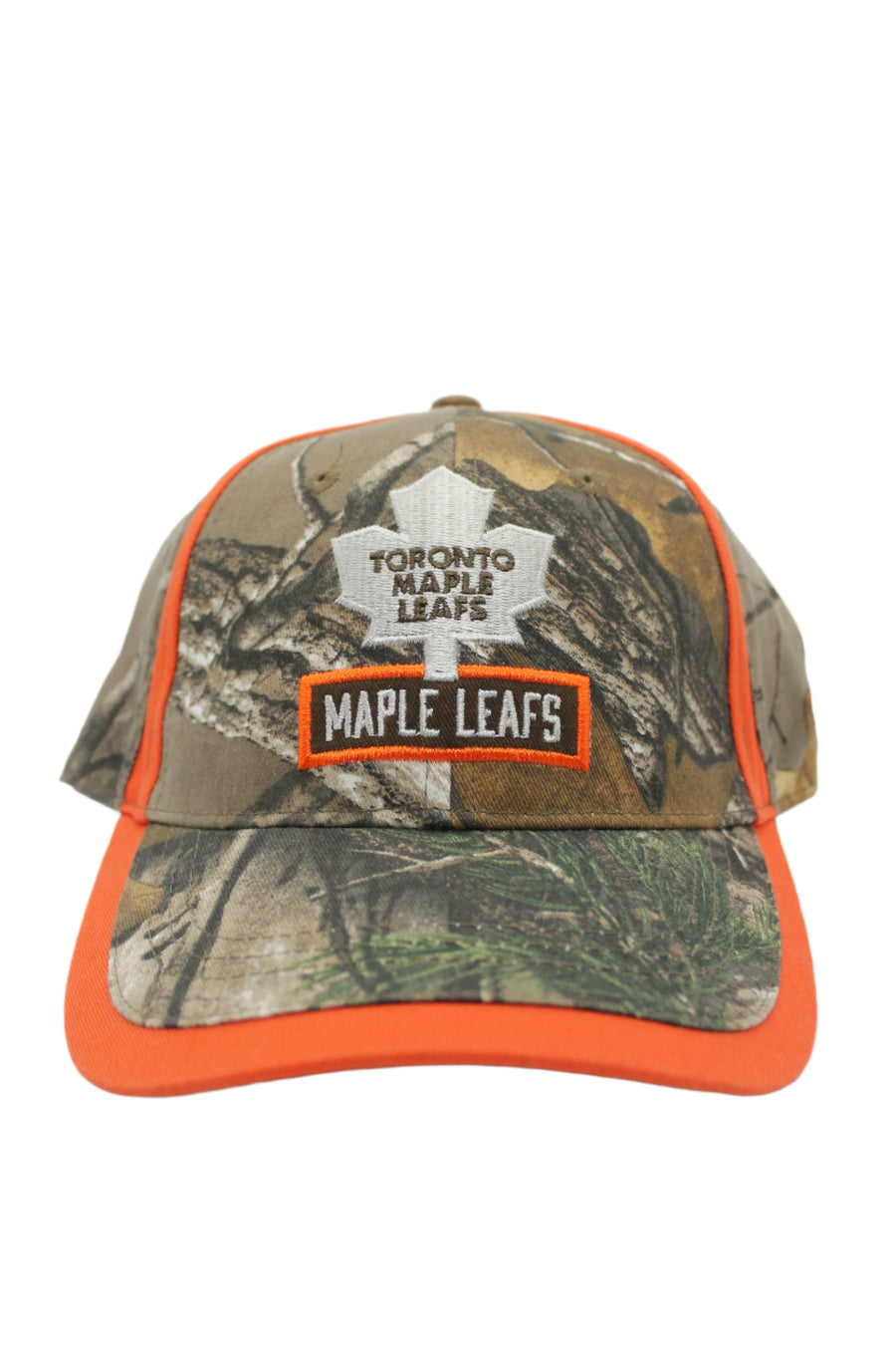 NHL Toronto Maple Leafs OTH Camo + Orange Adjustable Hat
