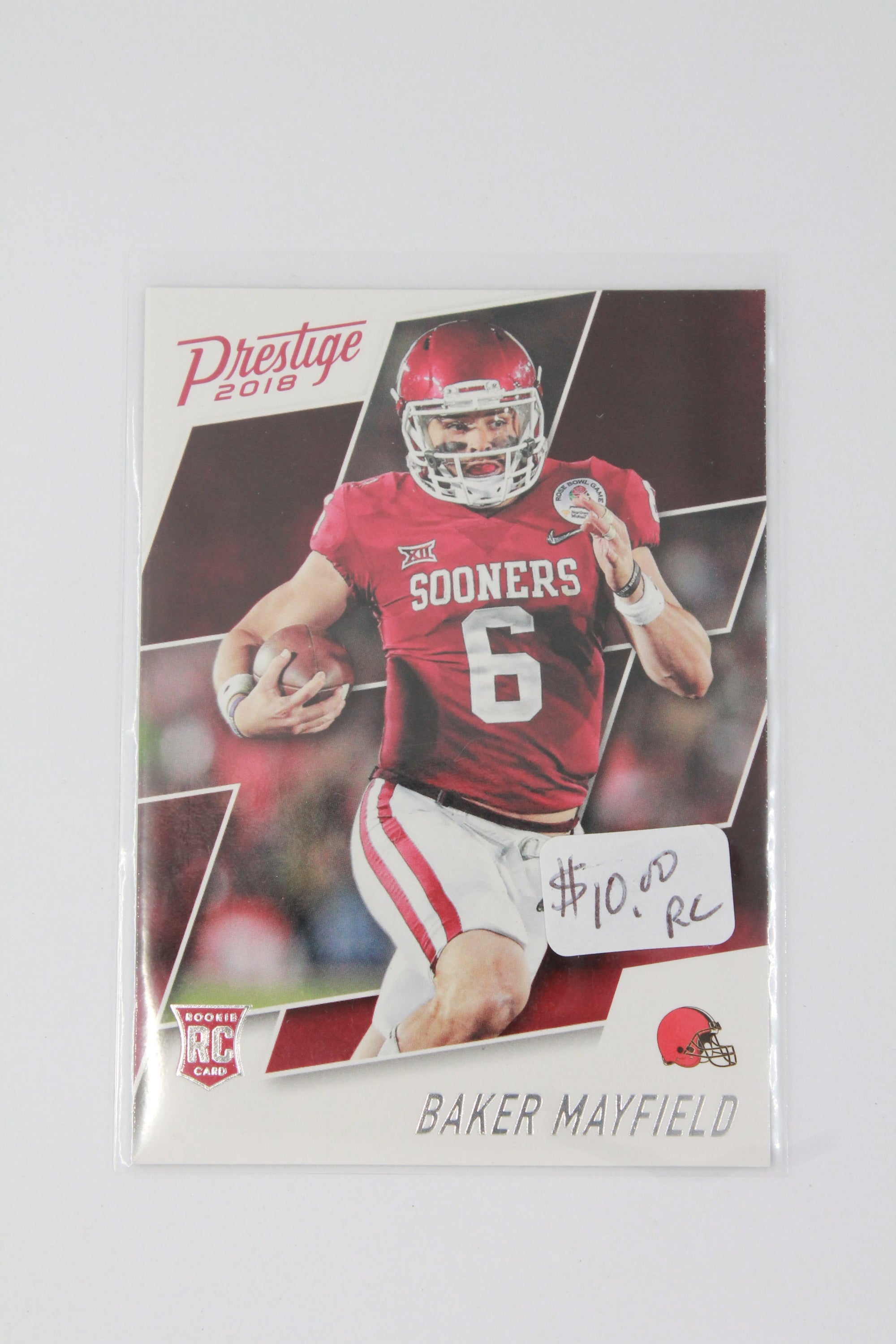 Baker Mayfield 2018 Panini Prestige Rookie Card