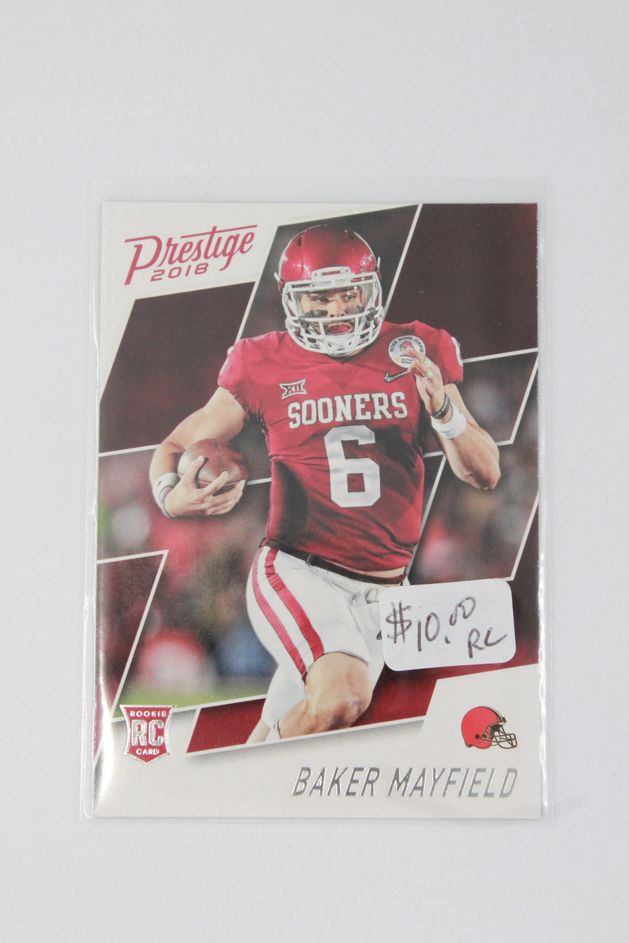 Baker Mayfield 2018 Panini Prestige Rookie Card