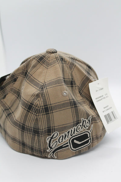 NHL Vancouver Canucks OTH Plaid Flex Fit Hat