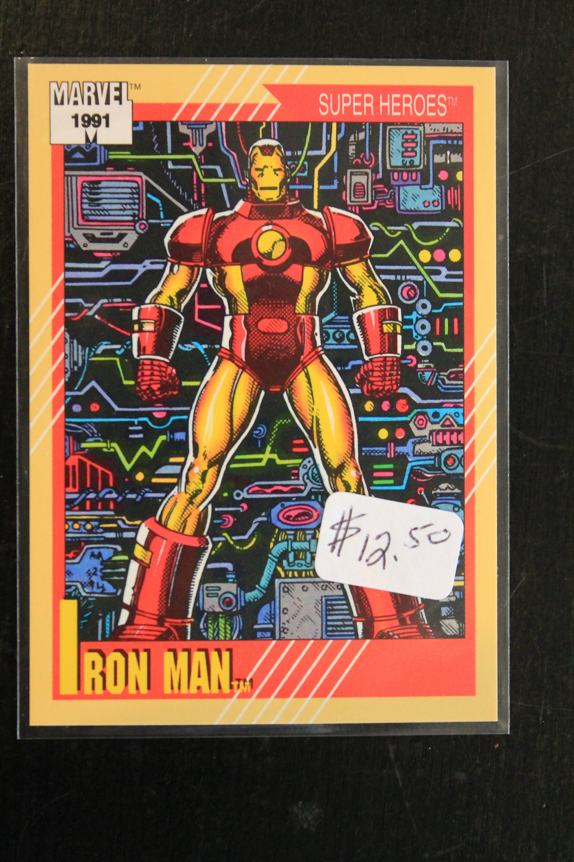 Iron Man 1991 Marvel Universe Series 2 (Impel) BASE Trading Card #13