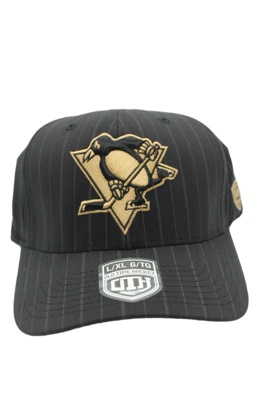 NHL Pittsburgh Penguins OTH Pinstripe Black/Gold Hat