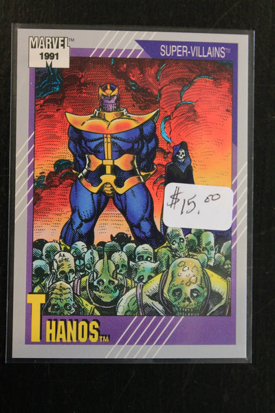 Thanos 1991 Marvel Universe Series 2 (Impel) BASE Trading Card #85