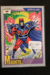 Magneto 1991 Marvel Universe Series 2 (Impel) BASE Trading Card #57