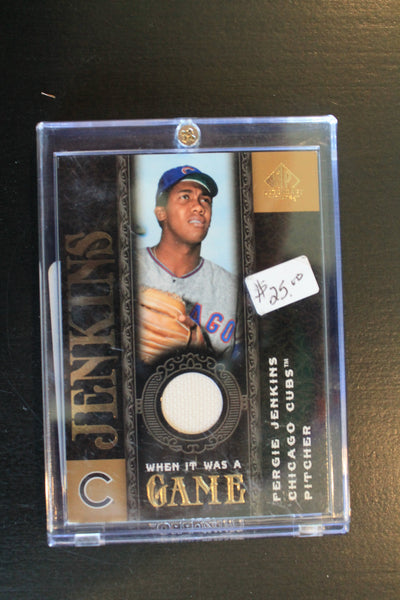 Fergie Jenkins 2007 SP Legendary Cuts - When It Was A Game #WG-FJ