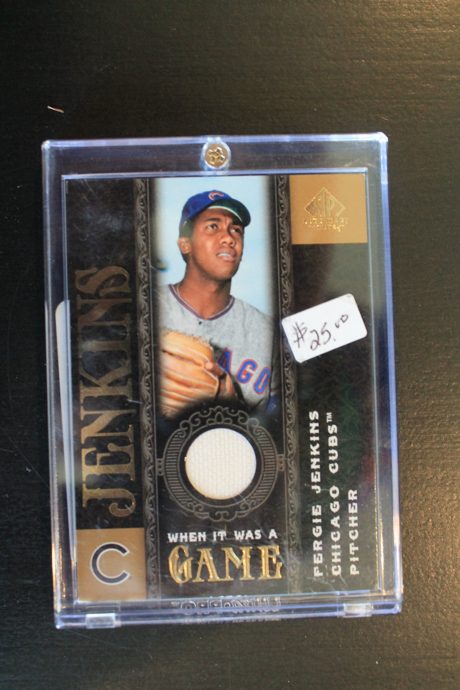 Fergie Jenkins 2007 SP Legendary Cuts - When It Was A Game #WG-FJ