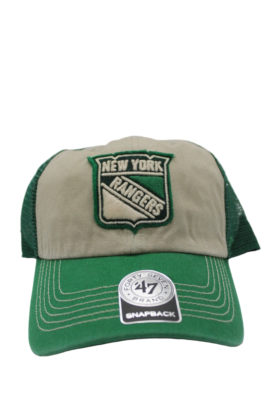 NHL New York Rangers 47 Brand Green St. Patty's Snapback Hat