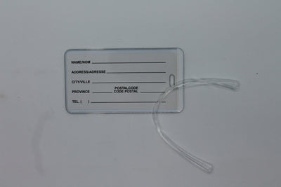 NHL Edmonton Oilers Plastic Luggage Tag