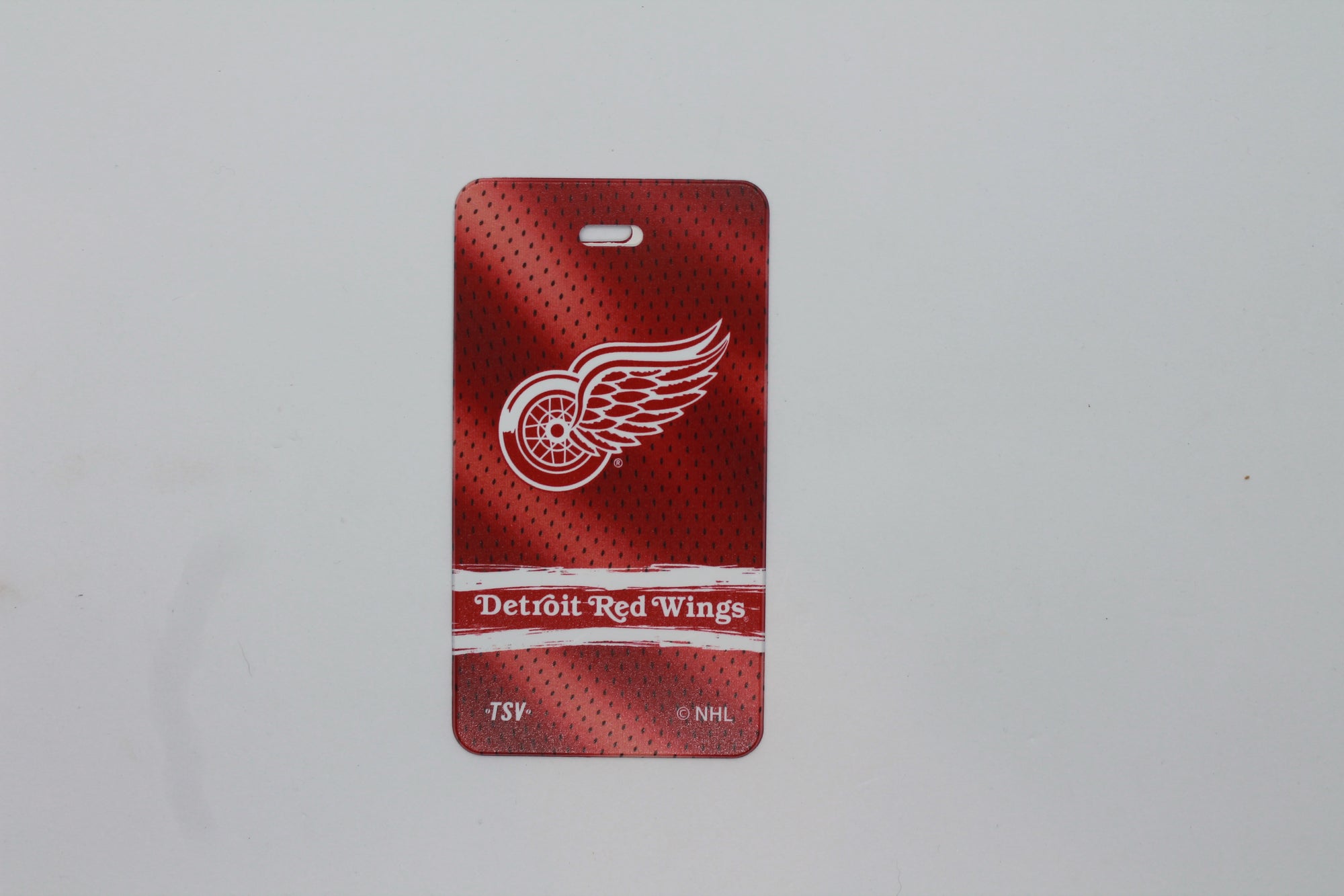 NHL Detroit Red Wings Plastic Luggage Tag