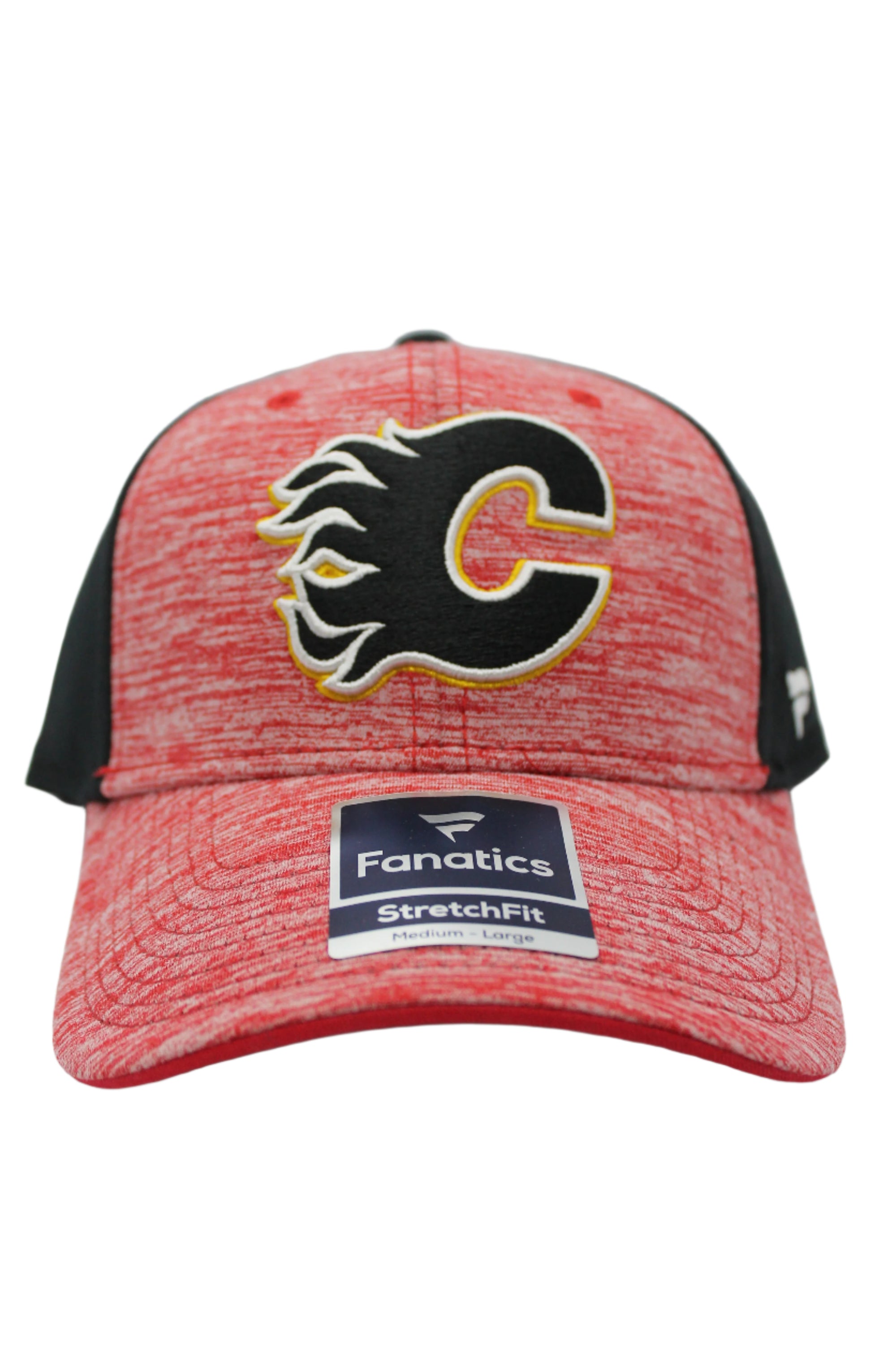 NHL Calgary Flames Canucks Fanatics Stretch Fit Heathered Hat