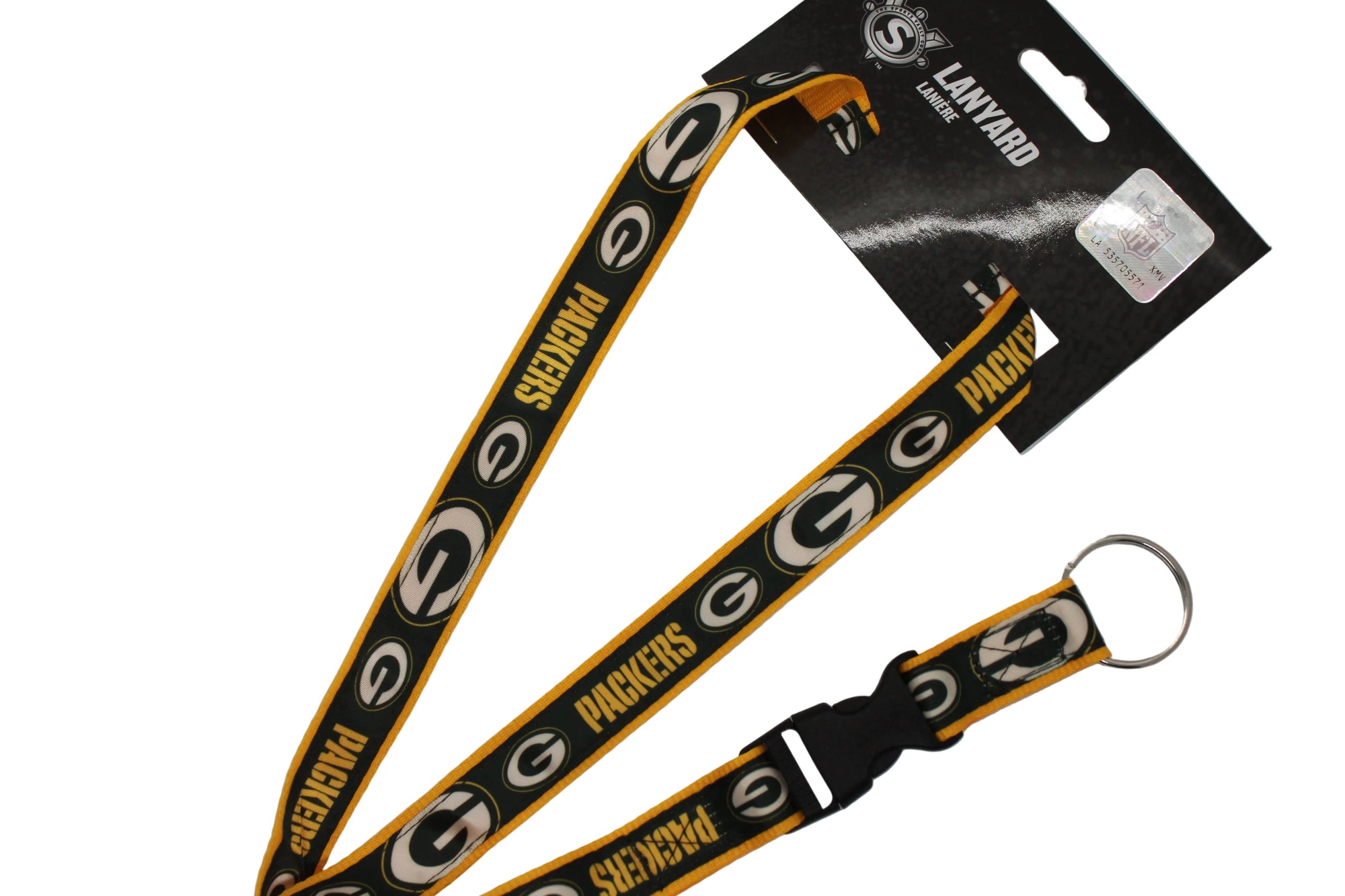 NFL Green Bay Packers Webbed Lanyard