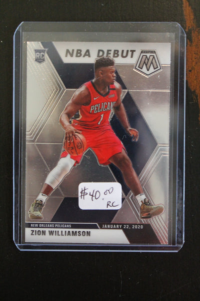Zion Williamson 2019-20 Panini Mosaic Rookie Card