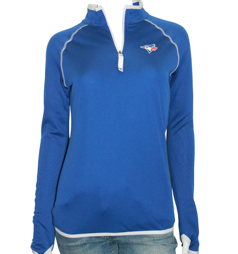 MLB Toronto Blue Jays Womens 1/4 Zip Pullover (online only)
