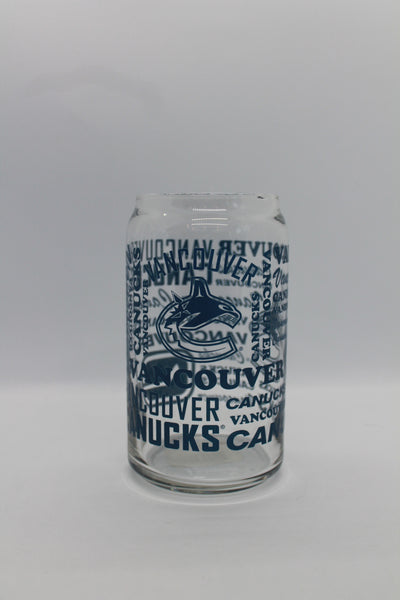NHL Vancouver Canucks 16 oz Spirit Can Glass