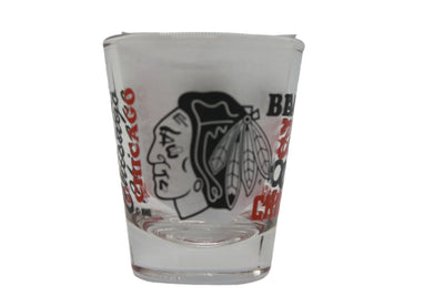 NHL Chicago Blackhawks 2 oz Shot Glass