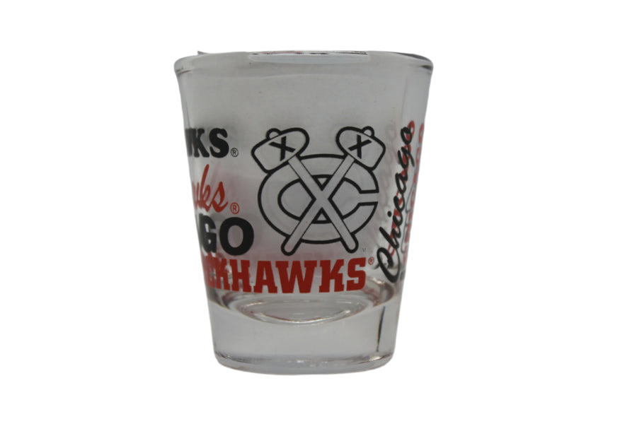 NHL Chicago Blackhawks 2 oz Shot Glass