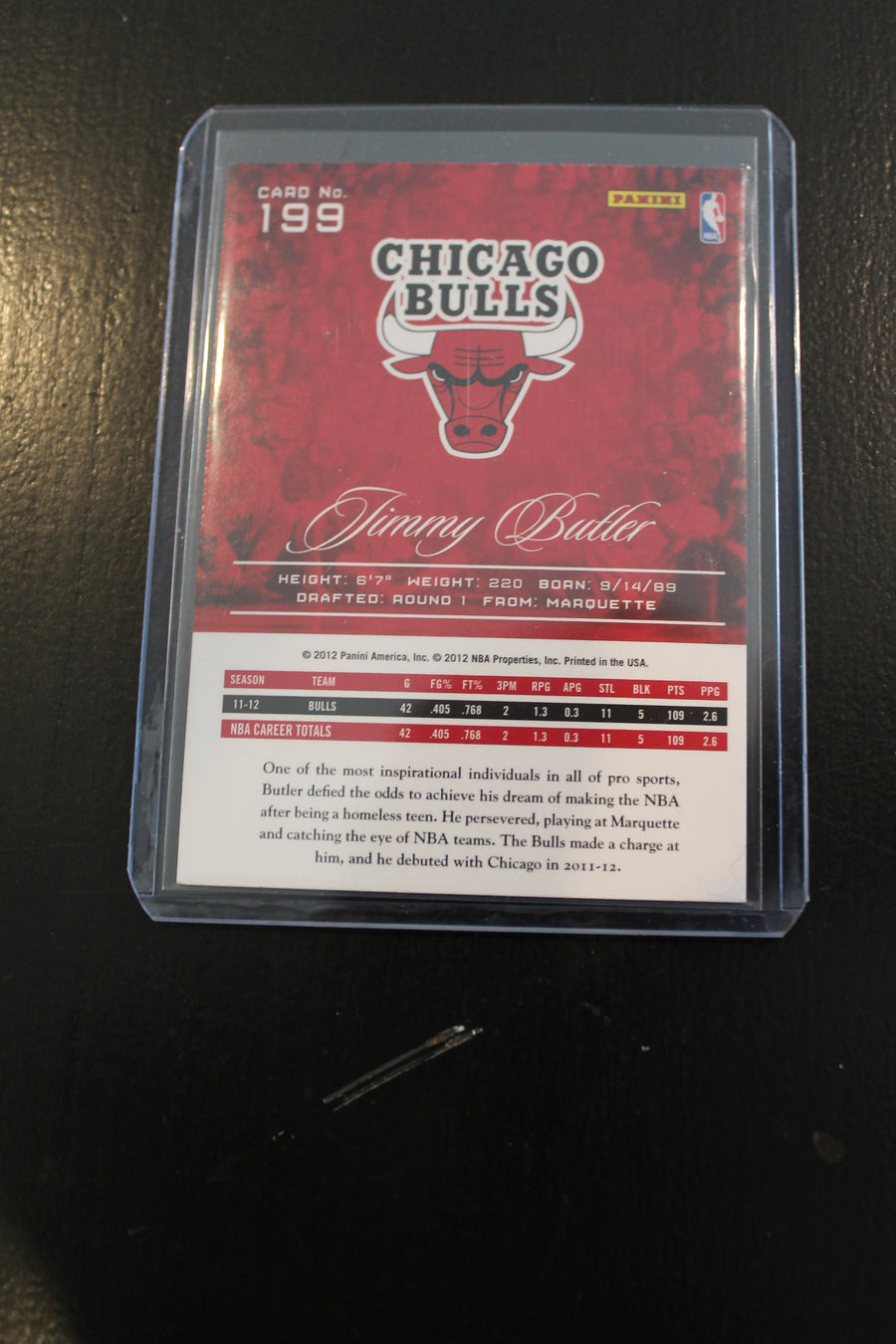 Jimmy Butler 2012-13 Prestige Rookie Card