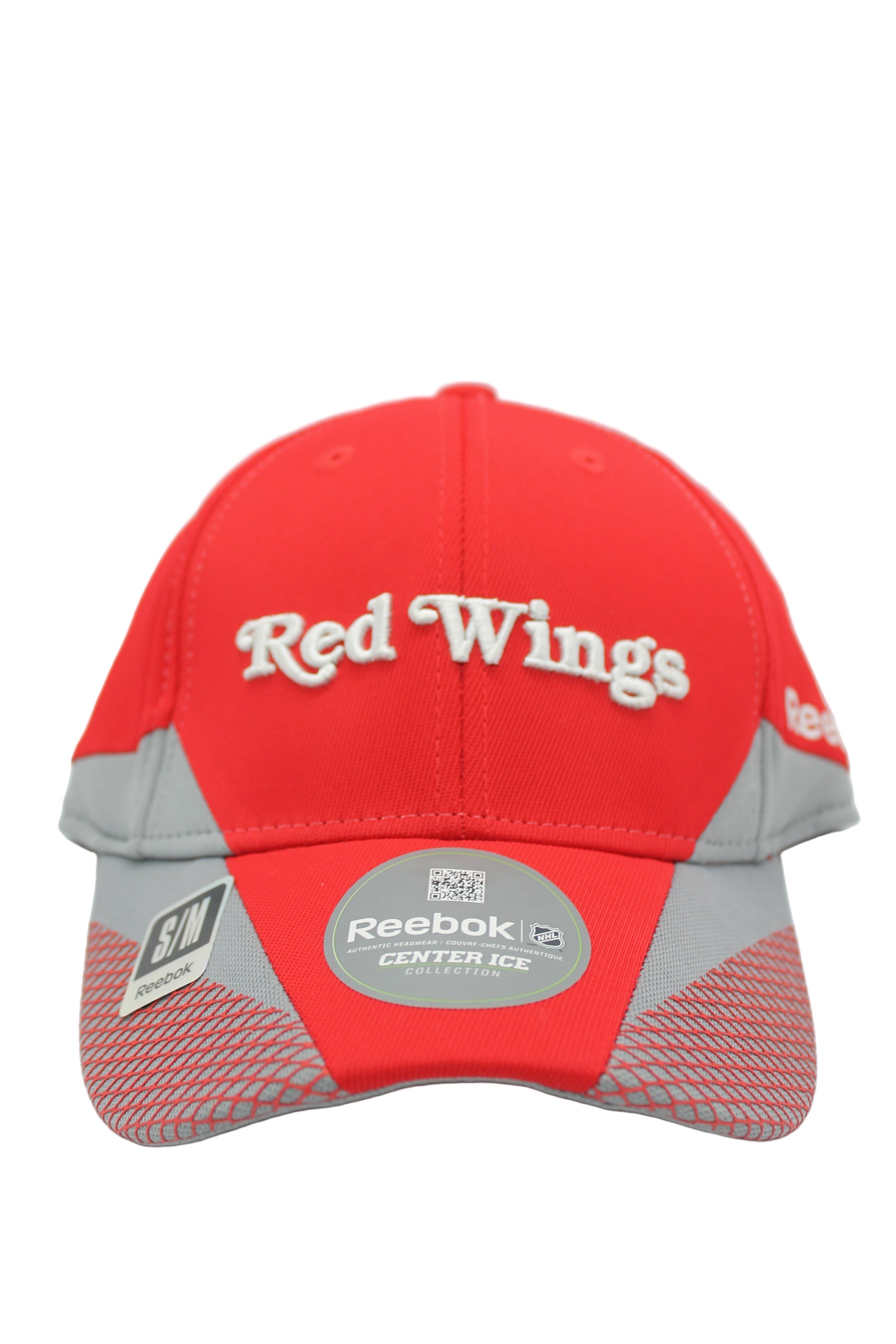 NHL Detroit Red Wings Reebok Center Ice Stretch Fit Hat