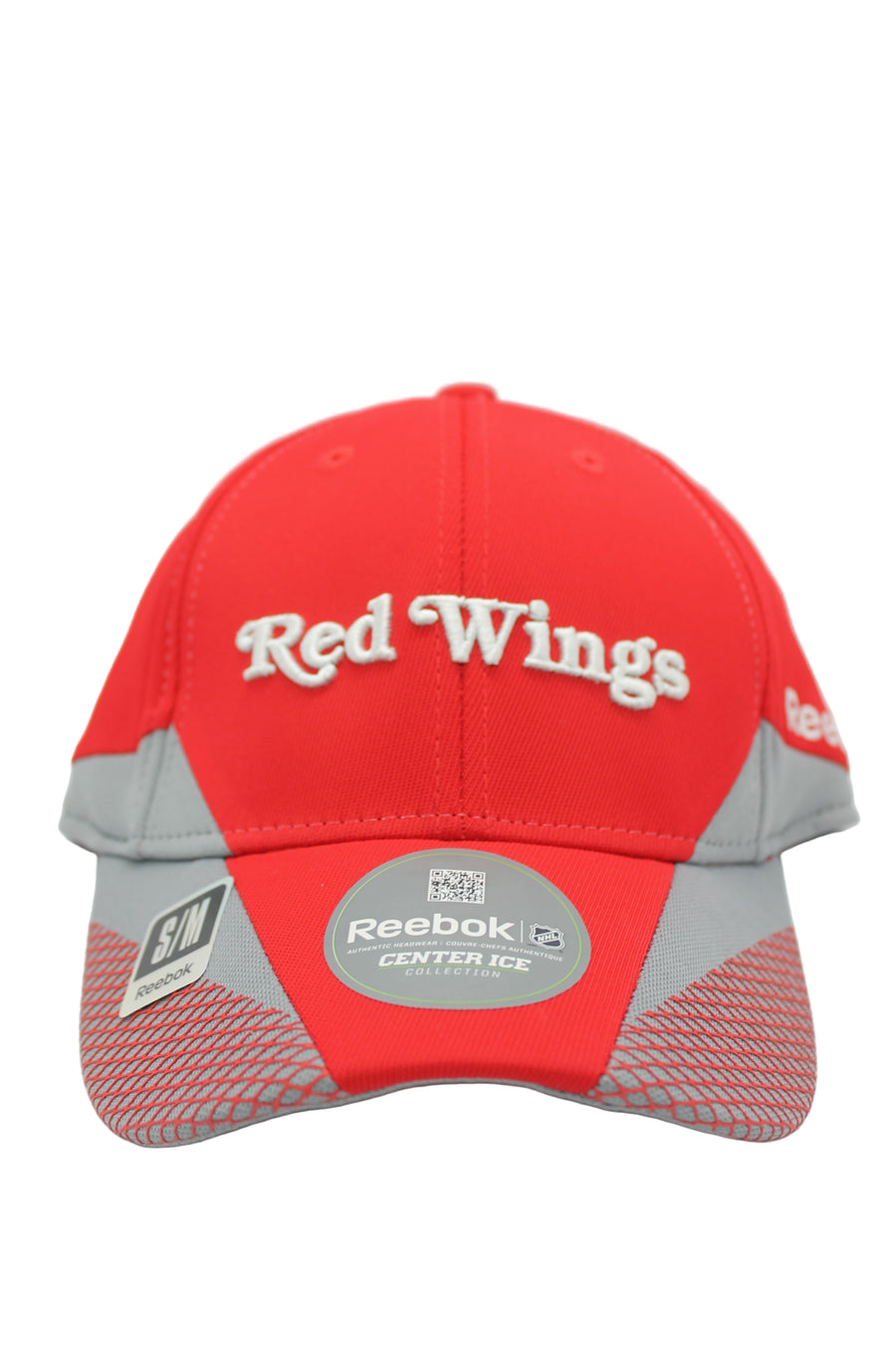 NHL Detroit Red Wings Reebok Center Ice Stretch Fit Hat