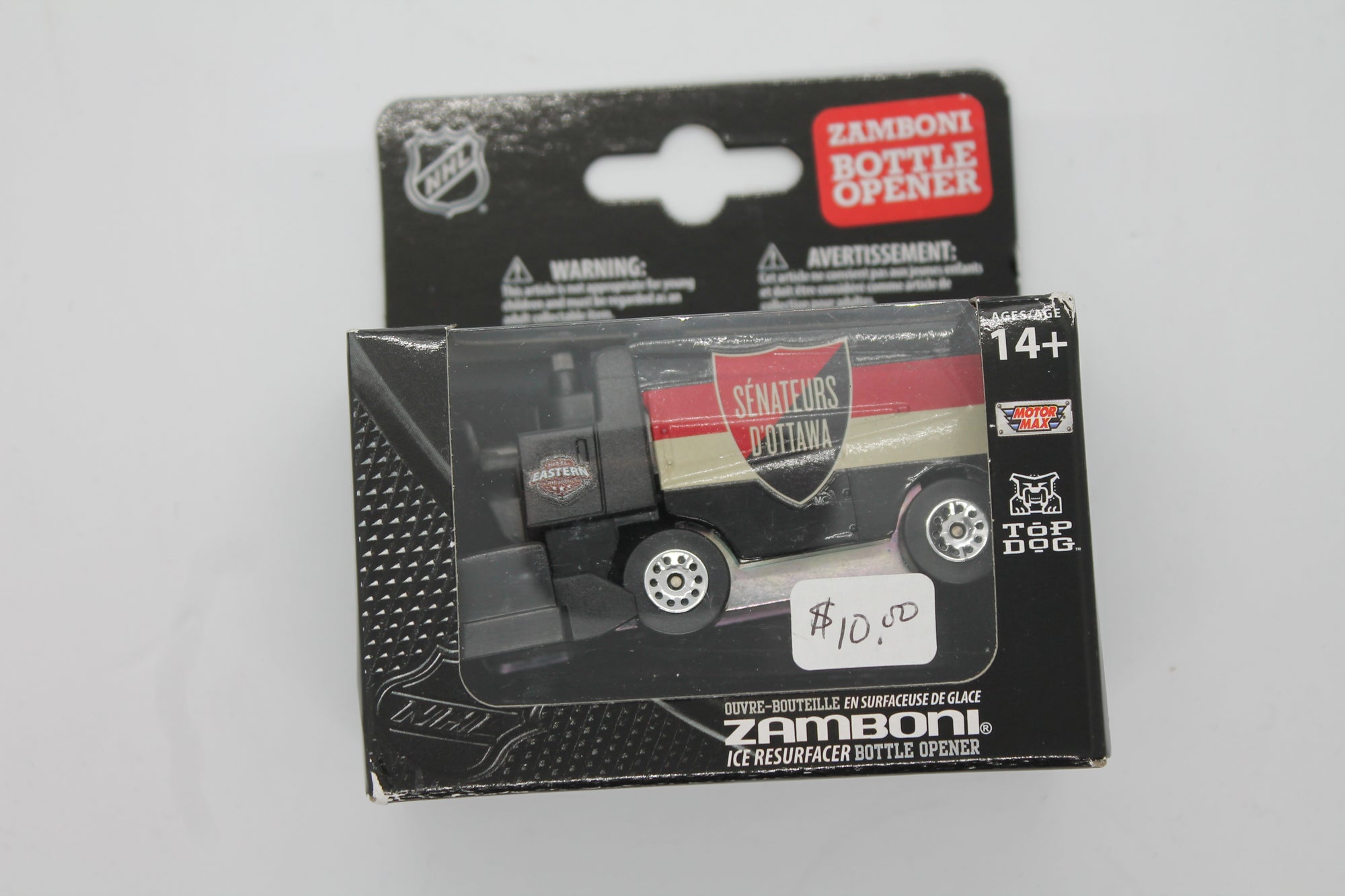 NHL Ottawa Senators Zamboni Bottle Opener